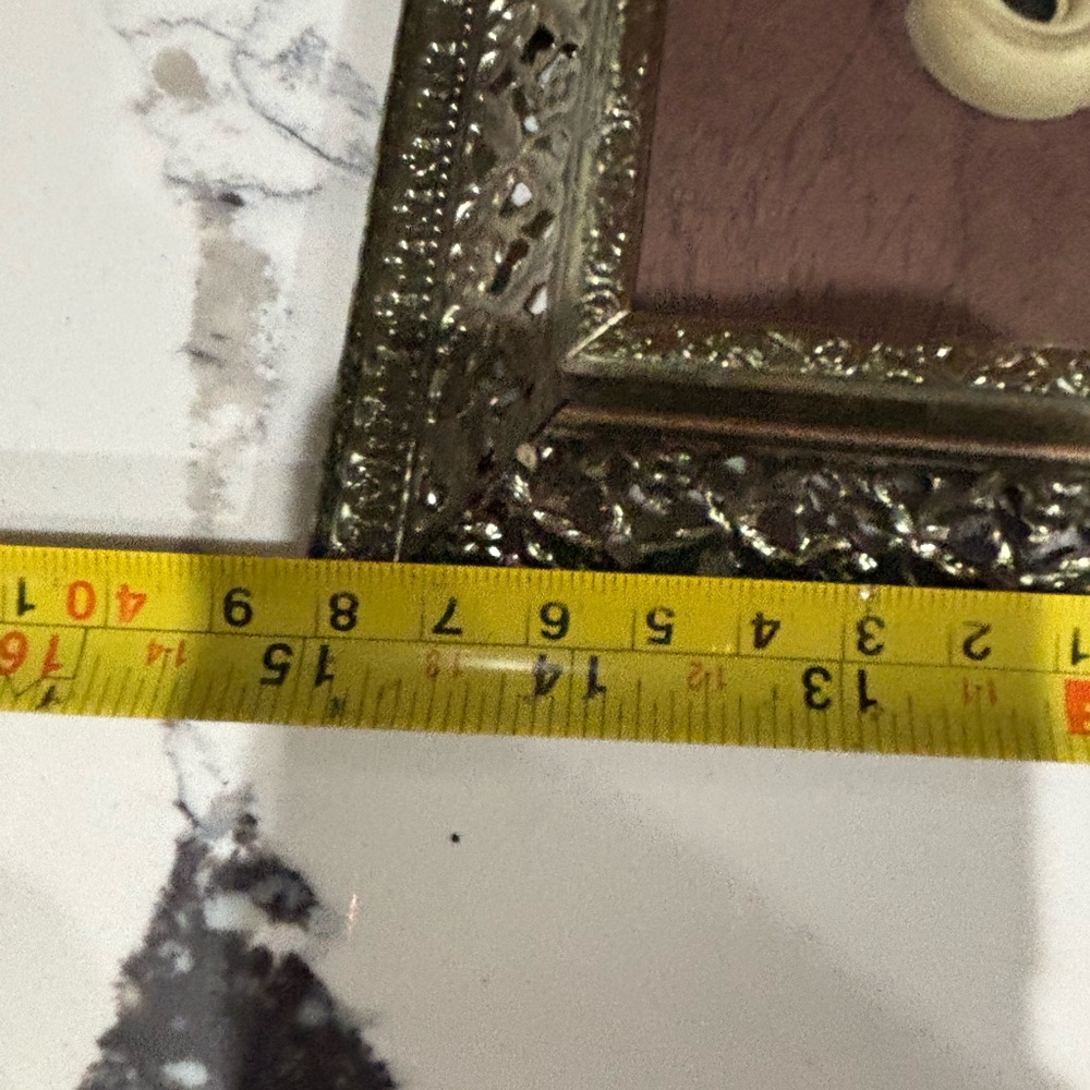 Elegant Rectangular Silver Mirror Vanitytray/Pict… - image 6